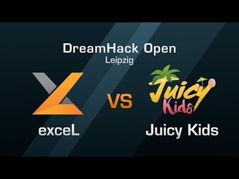 Excel vs Juicy kids - Group E Round 1 - DreamHack Open Leipzig 2018