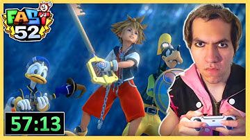 Ninten blitzes through Kingdom Heart 2 at Fast52
