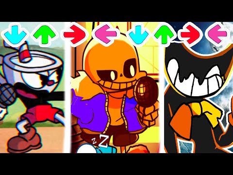 Видео: САНС, БЕНДИ И КАПХЕД В FNF ! - Friday Night Funkin' VS Indie Cross [Sans, Bendy, Cuphead]