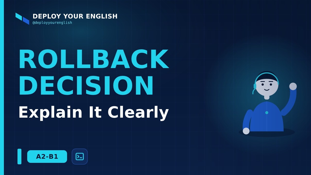 How to Discuss a Deployment and Rollback in English