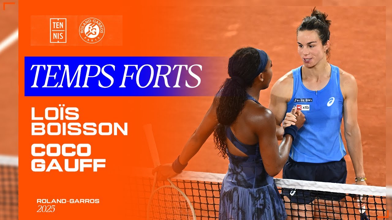 Loïs Boisson a TOUT donné en demi-finale | Résumé | Roland-Garros 2025