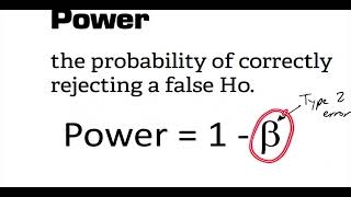 2/28/22 - Errors and Power in Hypothesis Testing (Part 2)