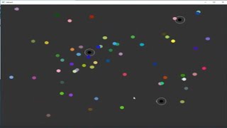 C++ Gravity Simulation using SDL2 and SDL2 gfx (Source code in description)