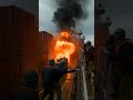 “The Containers Turned Into Bombs…” 🔥🚢 #ContainerShip #OceanStorm #DisasterMovie #ViralShorts