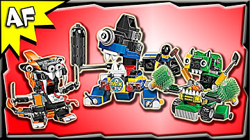 Lego Mixels MAX Series 9: Trashoz, Nindjas, Newzers Stop Motion Build Review