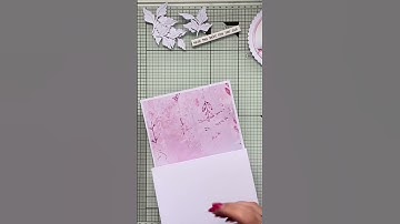 Upright Z-fold Card with my free downloadable papers #cardmaking