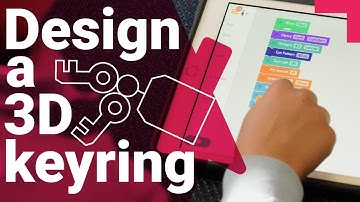 Design a 3D keyring in BlocksCAD | Digital Making at Home