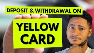 HOW TO DEPOSIT AND WITHDRAW CRYPTO ON YELLOW CARD