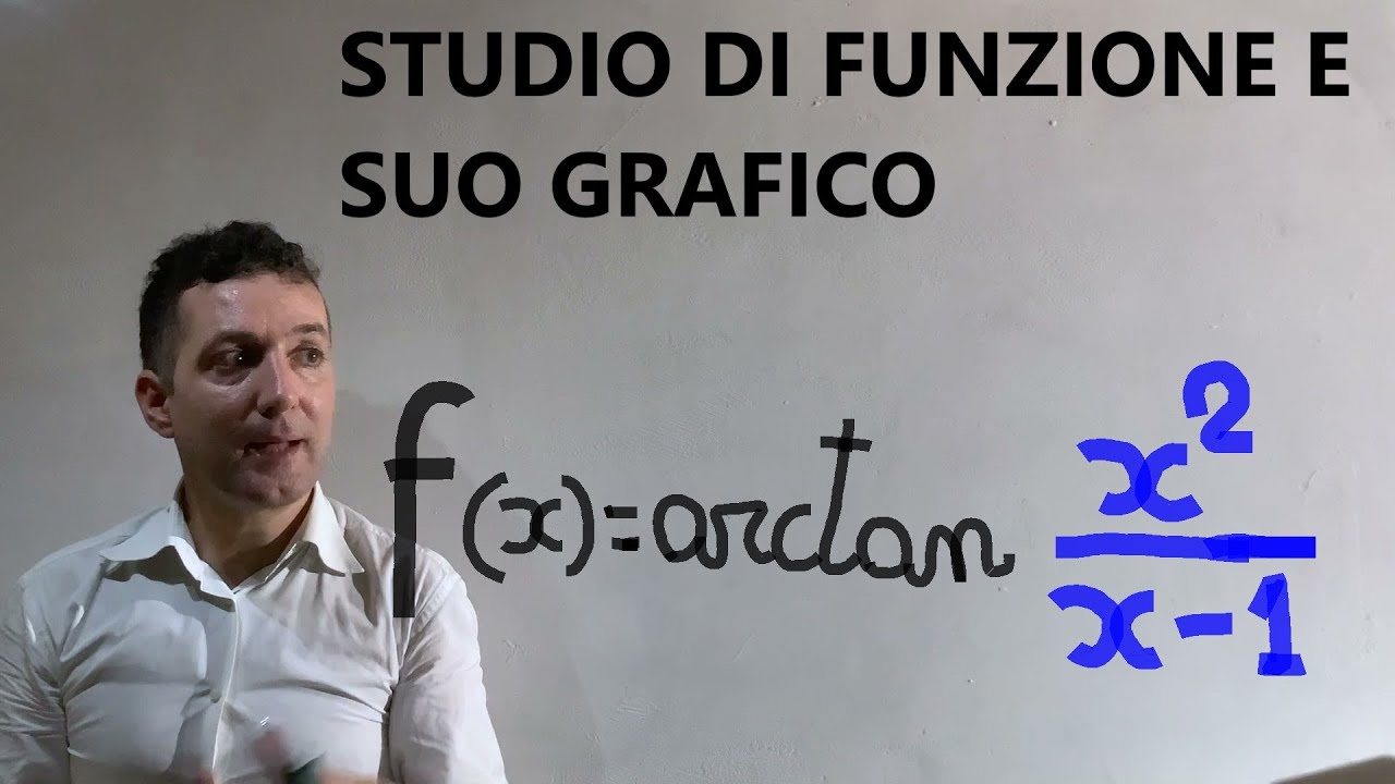 Studio di funzione con arcotangente .Dominio , segno , asintoti , monotonia , massimi e minimi