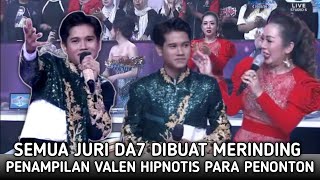Download Lagu 1 Studio DA7 Merinding!! Detik² Penampilan Spektakuler Valen Sukses Buat Semua Juri DA7 Merinding. MP3