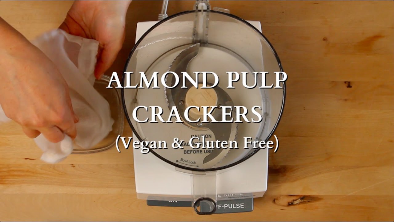 Almond Pulp Crackers