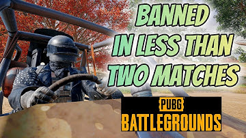 Banned in Less than Two Matches - Solo FPP EU Server - PUBG PC