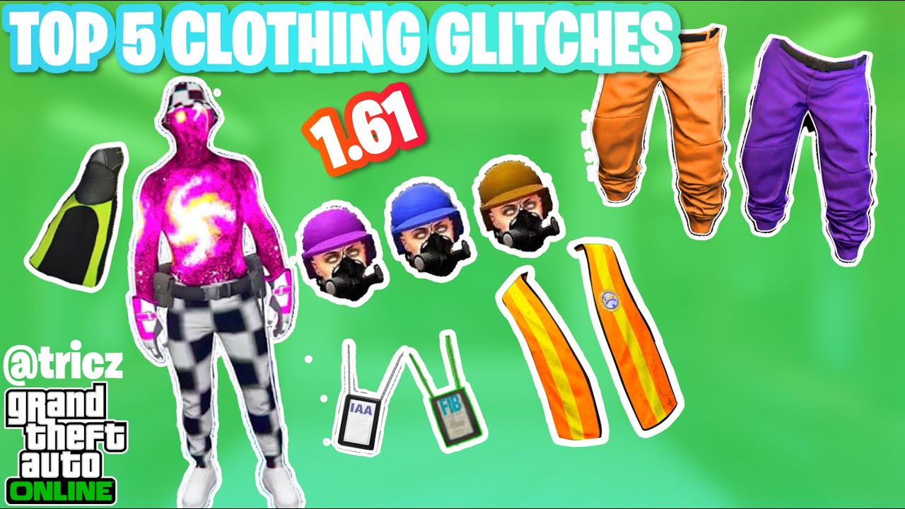 *TOP 5* WORKING CLOTHING GLITCHES IN GTA 5 ONLINE!AFTER PATCH 1.61 ALL BEST CLOTHING GLITCHES!|tricz