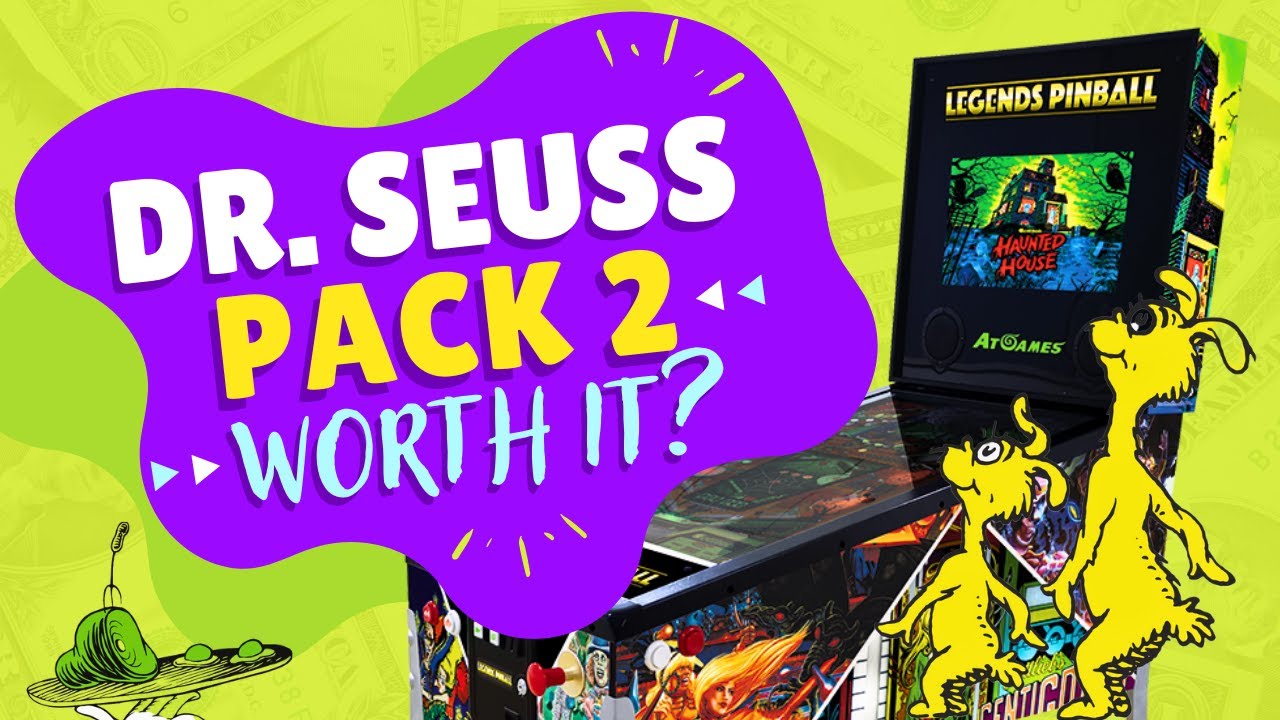 AtGames Dr. Seuss Pinball Pack 2 First Impressions! ABC & Green Eggs