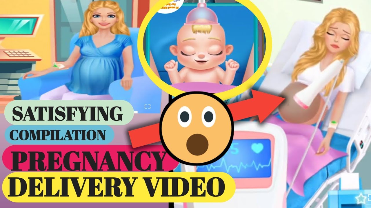 Satisfying animation video||Pregnancy delivery video animation||hush ...