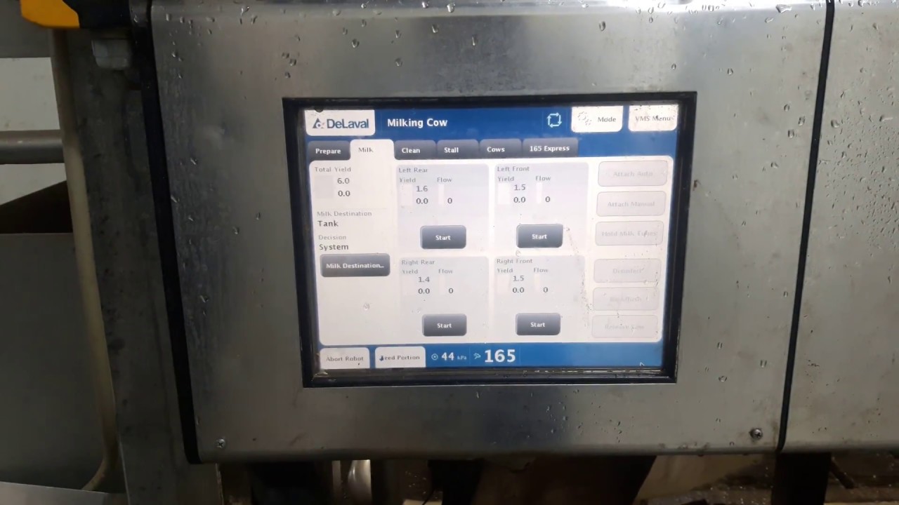 DHI Milk Sampling with the Delaval Robot & ORI Sampler Robot Settings