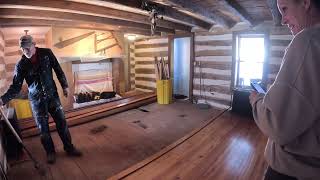 Our House Was Built Around an 185-Year-Old Log Cabin