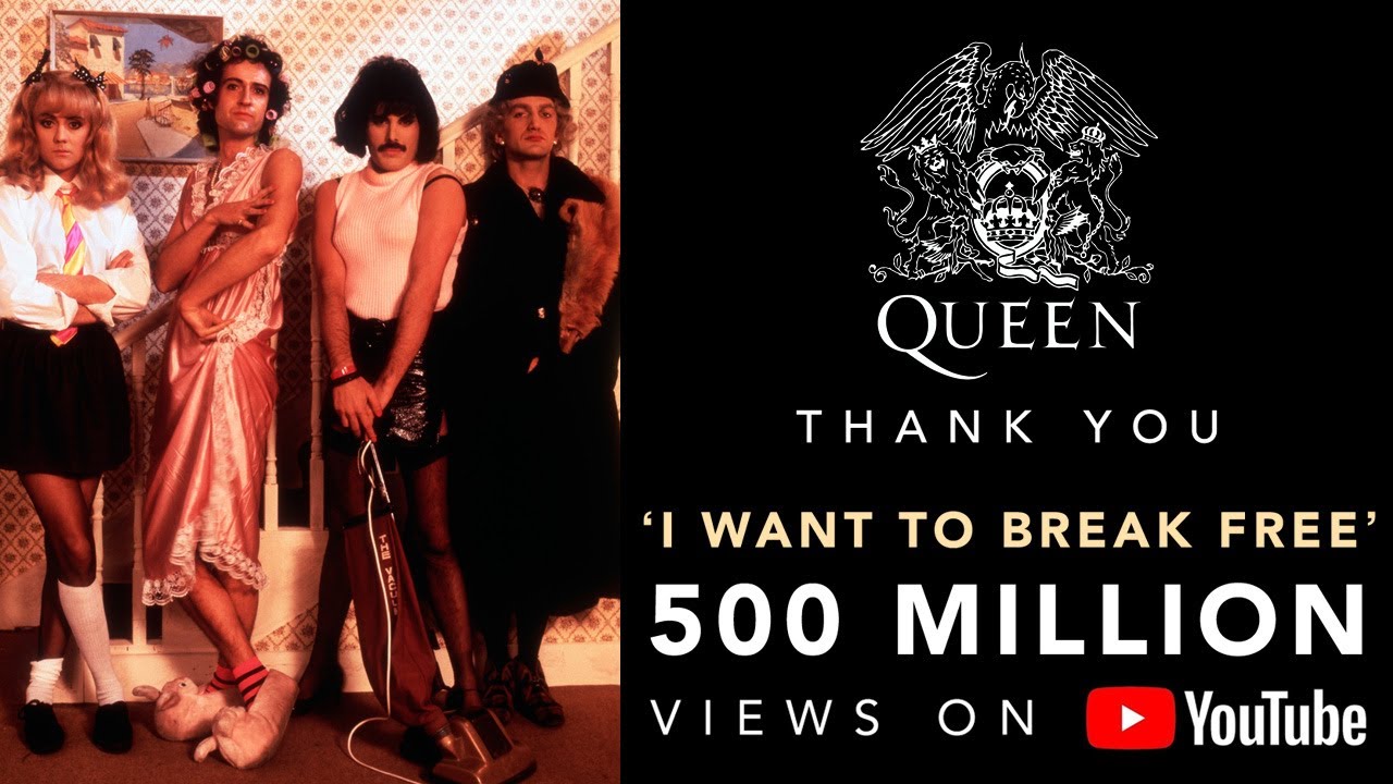 Queen I Want To Break Free Official Video Youtube