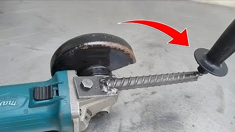 breakthrough idea: DIY angle grinder adapter that anyone can make | Angle grinder hacks