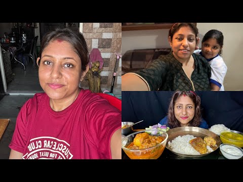 আজ থেকে স্কুল শুরু 🎒 ডোলুর পড়া, নাচের ক্লাস ও সাথে স্পেশাল Eating Show! | Bengali Daily Vlog