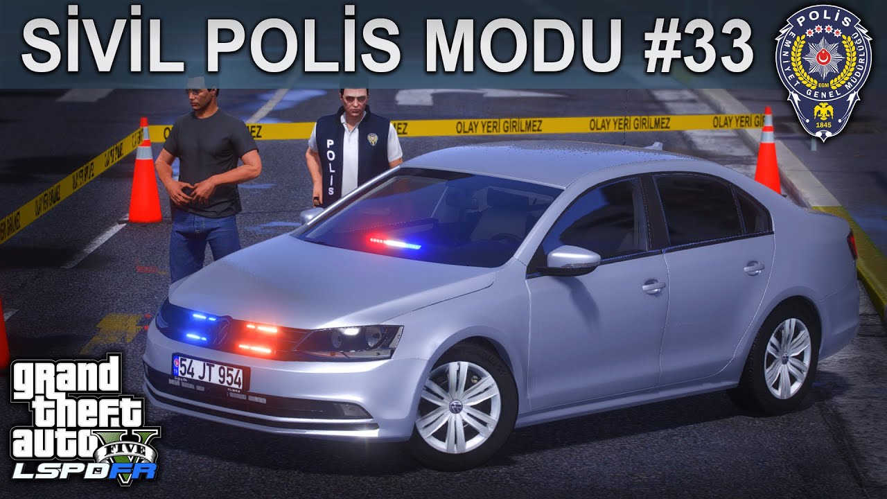GELENEKSEL MAHALLE SAVAŞLARI ! - GTA 5 SİVİL POLİS MODU #33 - VW JETTA - LSPDFR