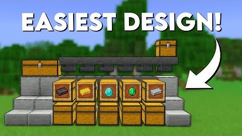 Minecraft Automatic Sorting System in Bedrock 1.21 (MCPE/Xbox/PS4/Nintendo Switch/Windows10)