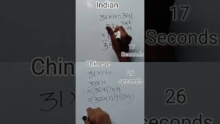China versus India Mathematics Challenge l Indian VS Chinese Maths I Vedic Maths Tricks#shotrs