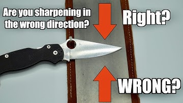 Does Knife Sharpening Direction Really Matter? YOU