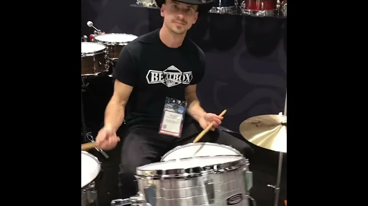 Travis Christopherson playing the famous Vox Drum ...