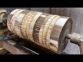 Amazing craft woodturning skills  extreme good idea and amazing work on lathe