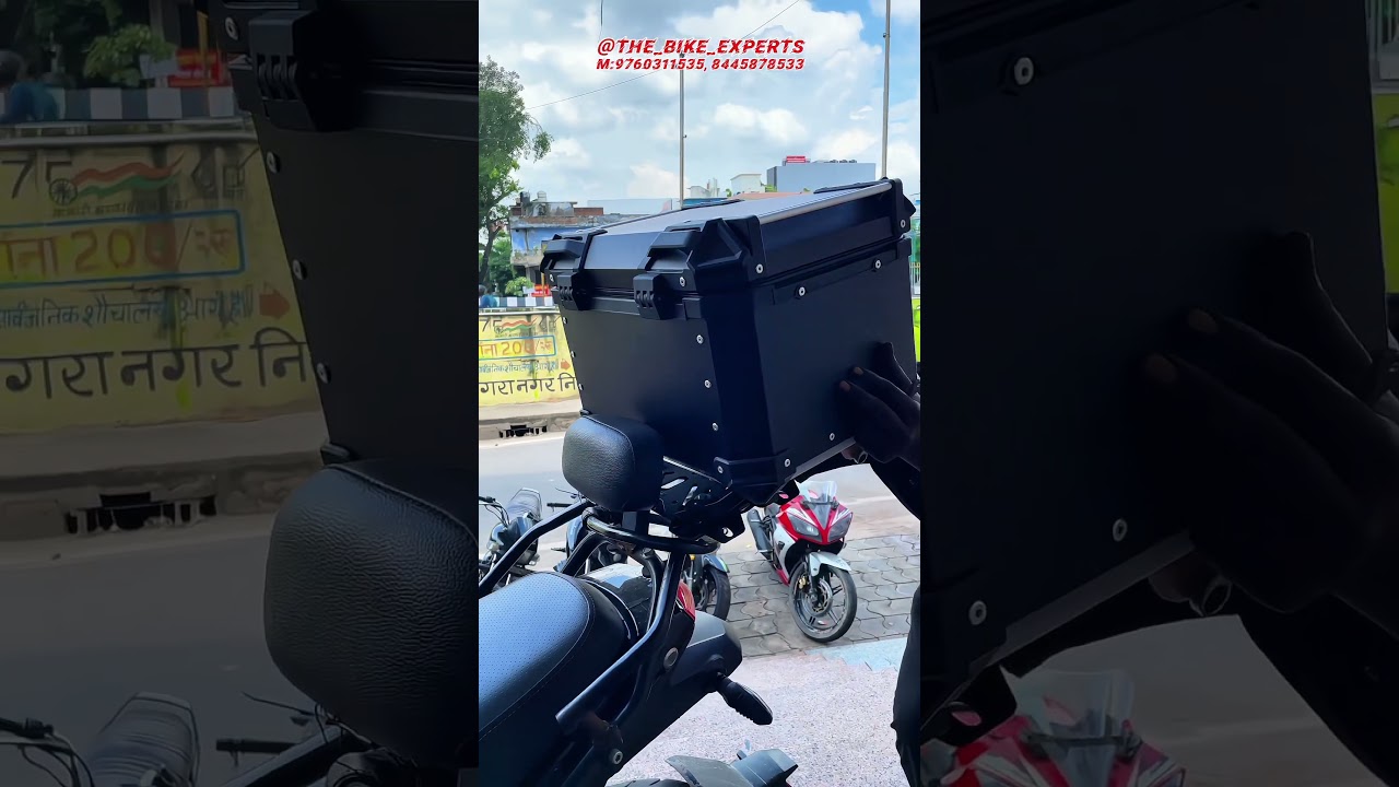 xpulse 200cc  Top box , bottle stand, mobile holder, mirror ⚡