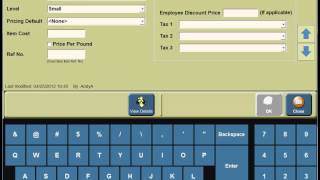 2TouchPOS Attaching an Existing Pricing Level to Existing Menu Item