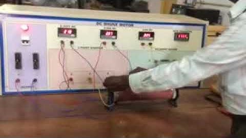 Swinburne  test  on D C Shunt motor by M Shanmugam   Senior lecturer   Electrical  T P E V R  Gpc V