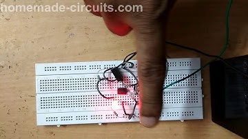 Testing a Simple Infrared Proximity Sensor Circuit using IC 741