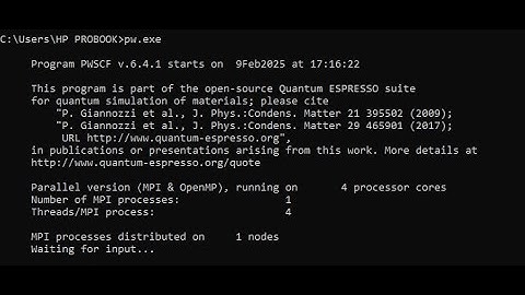 How to check whether quantum espresso is installed in windows or not.