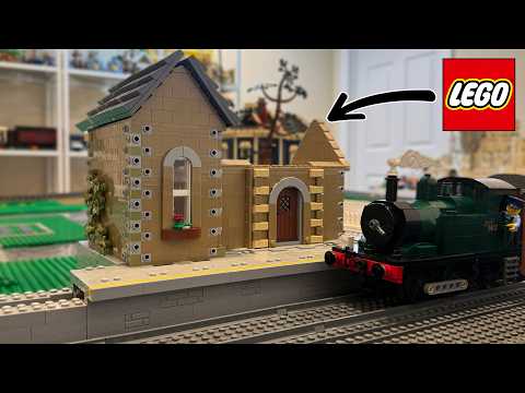 Making a Custom LEGO Train Station!