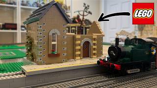 Making a Custom LEGO Train Station!