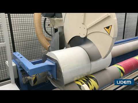 Automatic fast cutter or slitter for paper or laminated