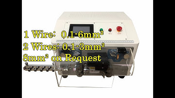 Automatic Wire Cutting and Stripping Machine(JCW-CS03)丨Universal & Upgrade Model