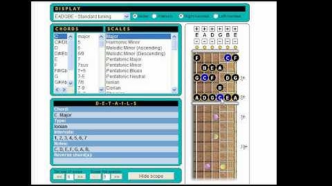 How to use the Guitar Scale Finder on Cyberfret.com