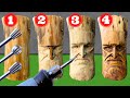 Sculpture sur bois avec dremel comment sculpter un visage dans le bois avec un outil rotatif