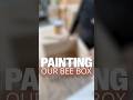 Painting Langstroth Bee Boxes