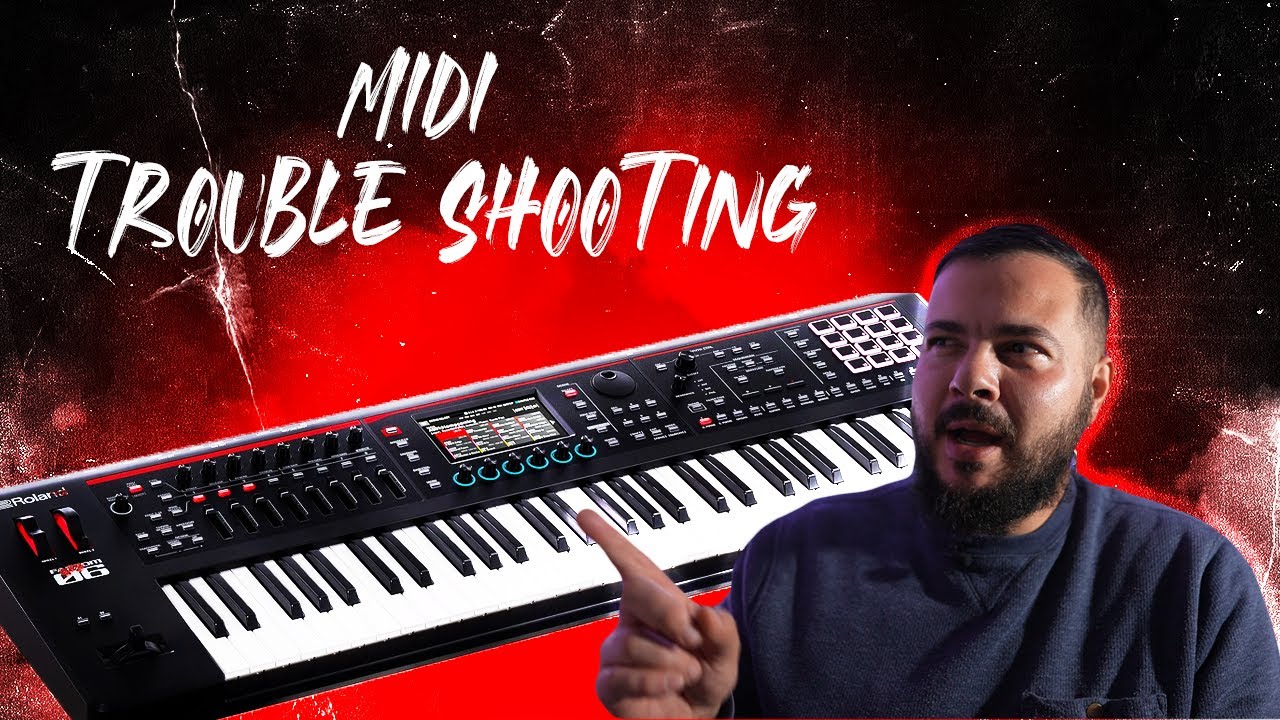 Roland Fantom X6 シンセサイザー 本体 通電OK ※操作方法不明 Fantom 0 Troubleshooting Midi Issues - YouTube