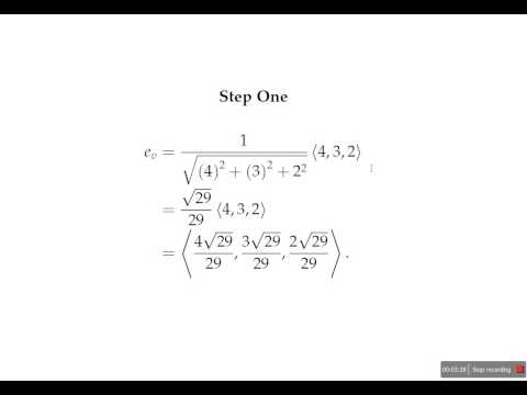 Computing Projections in Multivariable Calculus