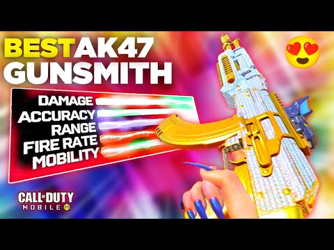 THIS IS THE BEST AK47 GUNSMITH IN COD MOBILE BR SEASON 3 | AK47 GUNSMITH BATTLE ROYALE | SOLOSQUAD