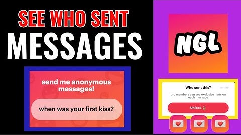 NGL App- How to see Who Sent Message For FREE On NGL App