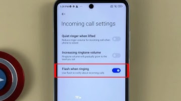 How to enable/disable Flash when ringing, Flash notification on Xiaomi Redmi 10 Android 12