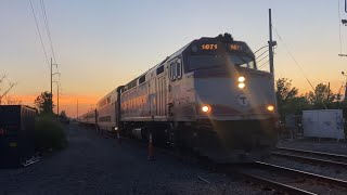 MBTA Commuter Rail on the Line Late June 2021