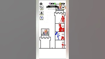 Stick hero tower defense 😈 level 11 #stickman #levelup #maths #shorts