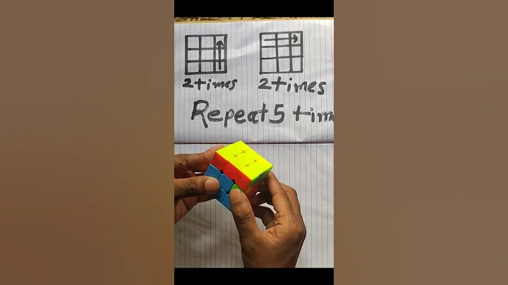 Rubiks cube algorithms trick || Repeat 5 times #youtuber #youtube #rubikscube #shorts #shortsfeed